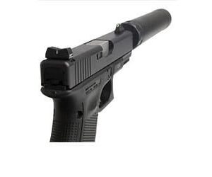 XS SIGHT SYSTEMS STANDARD DOT TRITIUM SIGHT FITS GLOCK 20 29 21 30 37 38 39 GLOCK SUPPRESSOR HEIGHT